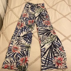 Floral Nasty Gal Flowy Pants